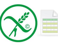 Tabel de calorii ale produselor recomandate pentru regimul fără gluten