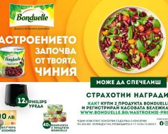 Доброто настроение идва с Bonduelle! Спечелете страхотни награди в нашата нова томбола