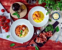 Италианска кухня с домат, броколи и аспeржи