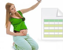 Таблица за калорийната стойност на продуктите, препоръчвани на бременни жени