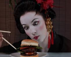 Японската кухня: спанак, зелен фасул и лук от страната на изгряващото слънце