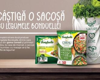 „Câștigă o sacoșă cu legumele Bonduelle!