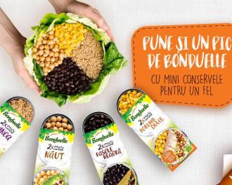 Pune și un pic de Bonduelle cu mini conservele pentru un fel!
