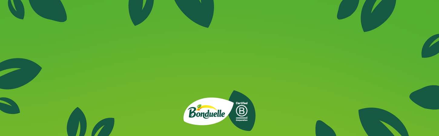 BONDUELLE IS OFFICIEEL B CORP™ GECERTIFICEERD